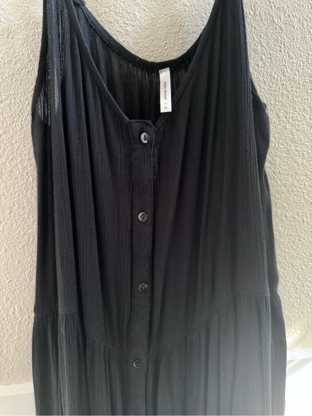 Black Maxi Dress - swim cover-up